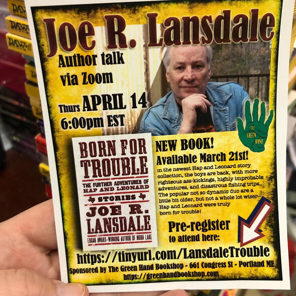 Author talk with Joe R. Lansdale - "Born for Trouble" and more!