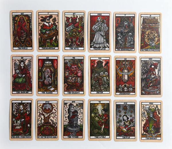 product image - array of tarot card art