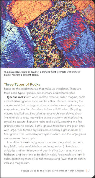 National Geographic Pocket Guide to Rocks & Minerals of North America