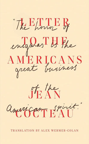 Letter to the Americans by Jean Cocteau - tpbk
