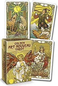 Golden Art Nouveau Tarot Mini by Giulia F. Massaglia