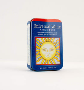 Universal Waite Tarot Deck in a Tin by Mary Hanson-Roberts