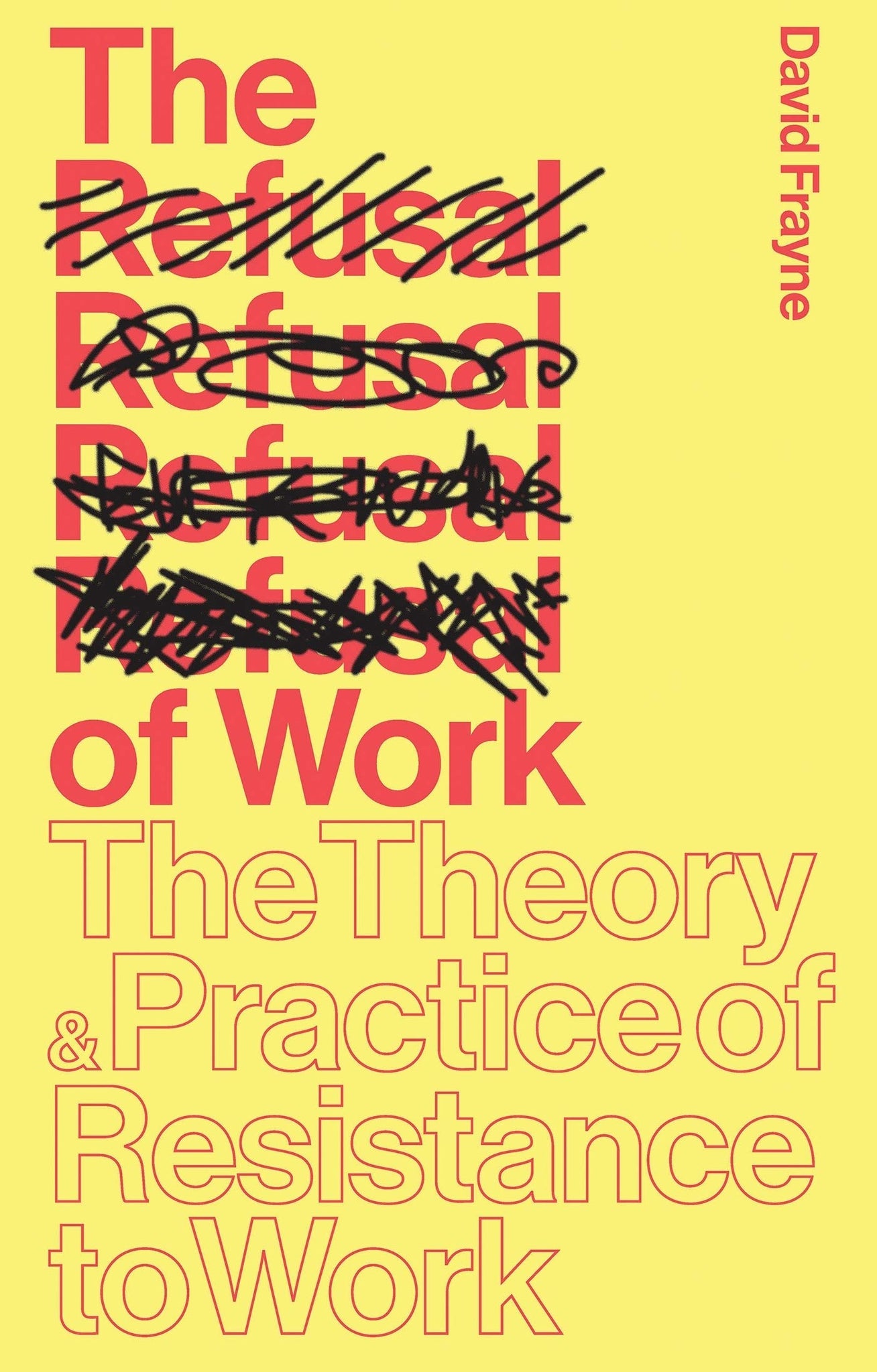 The Refusal of Work: The Theory & Practice of Resistance to Work by David Frayne
